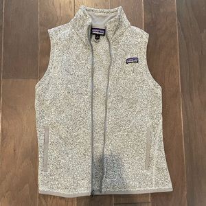 Gray, women’s Patagonia vest.